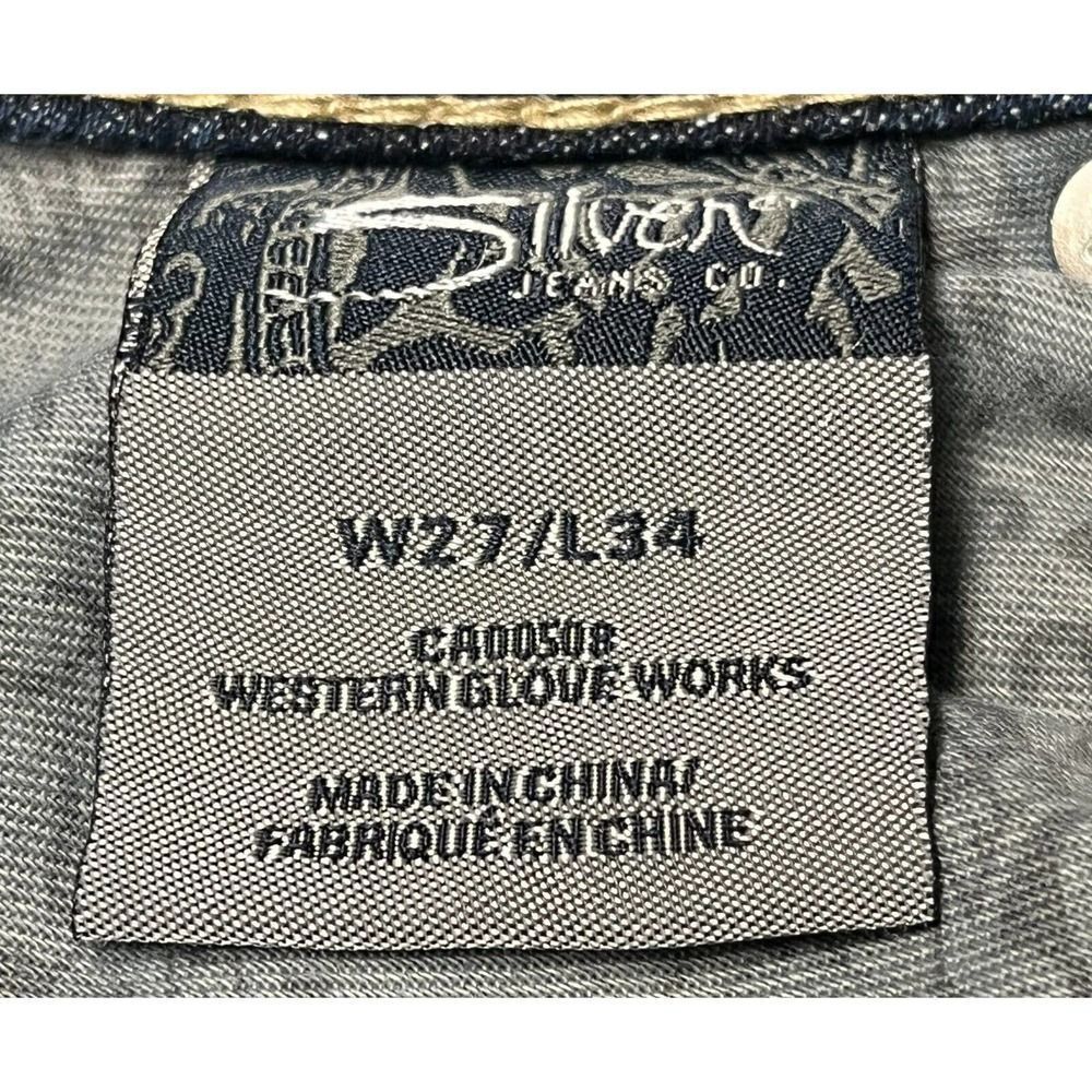 Silver Suki Surplus Women's Jeans Sz W27/L34 Back Flap Pockets Thick‎ Thr… - Picture 7 of 12